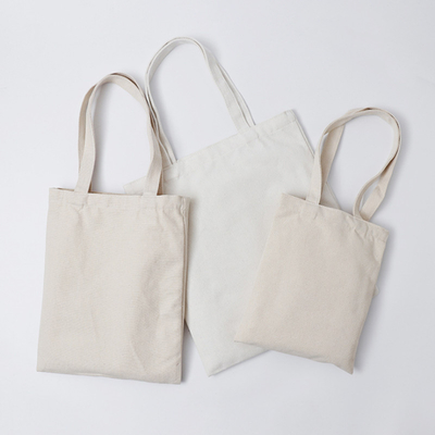 하얀 매체 8 항공 회사 코드 50x2.5cm 면 캔버스 여성용 대형 손가방