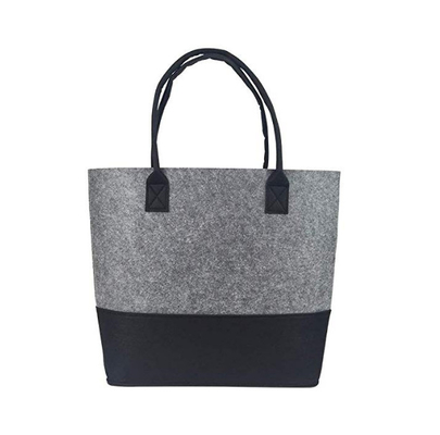 고객 폴리에스테르 2 밀리미터 35x30x15cm 300gsm 팰트 여성용 대형 손가방