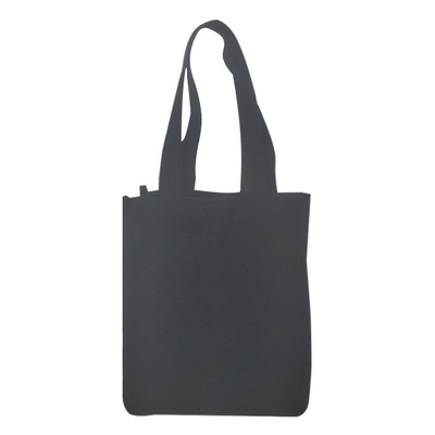 검정색 캔버스 페이 18x9x27cm CMYK 2 병 와인 봉지