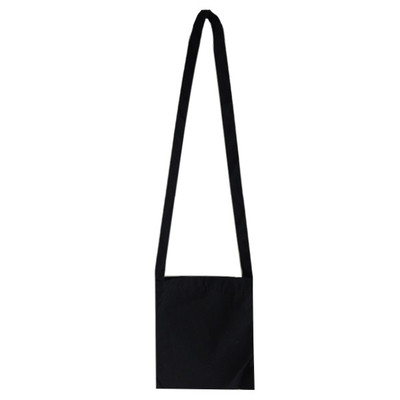 10OZ 검은 1개 색 190T 25X27cm 면 재활용 가방