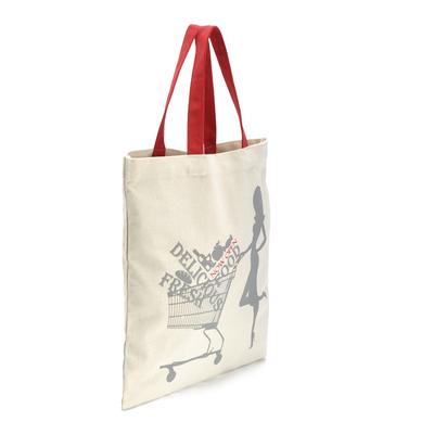 슈퍼마켓 ODM 6 온스 비어 있는 33x40cm 면 재활용 가방