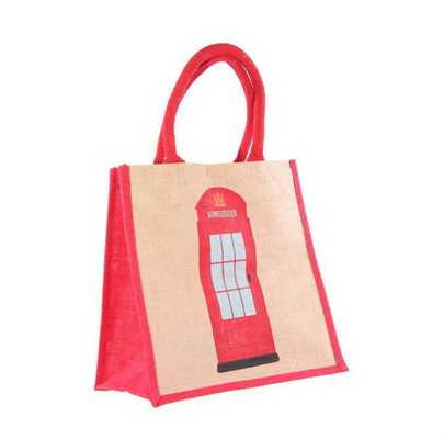 OEM 운반 여인 해변 45x15x33cm 황마 쇼핑 가방